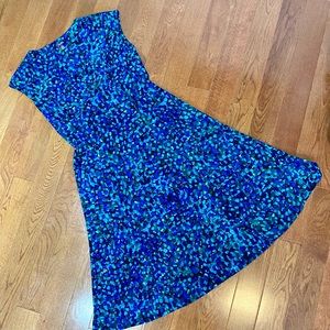 Chaps Dress in Blue & Green (EUC)